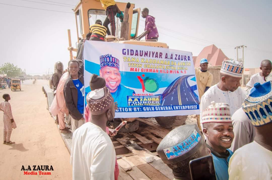 A A ZAURA FOUNDATION THE REHABILITATES CHALLAWA – BELA ROAD
